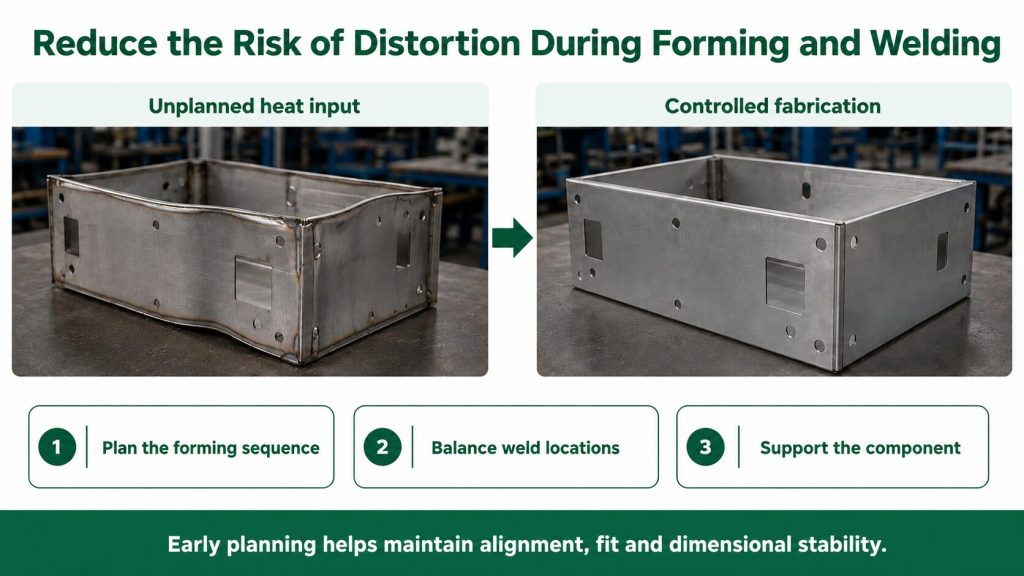 Reduce the Risk of Distortion During Forming and Welding